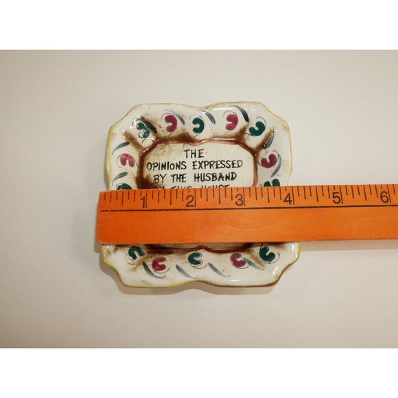 Vintage Japan G C Fine Ceramic Trinket Dish Hanging Small Plate 4" - Picture 5 of 5